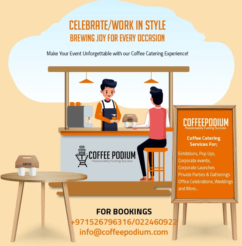 Coffee Podium Kiosk